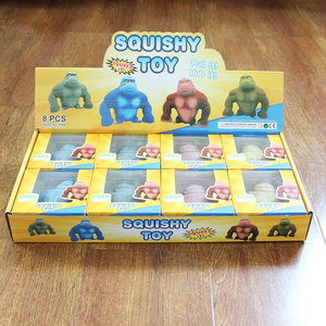 Super-Soft 15 cm Gorilla <b>Squishy</b> Age-Appropriate Stress Relief Toy with Limitless Stretch Made of Silicone and Plastic - Product Image 2