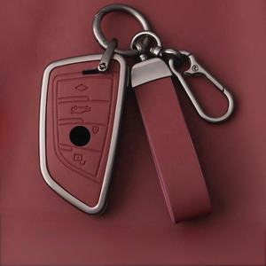 Usine <span class=keywords><strong>en</strong></span> gros nouveau Design <span class=keywords><strong>en</strong></span> cuir clé de voiture couverture métal télécommande clé protecteur pour BMW série 3 accessoires clés - Product Image 1