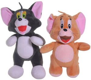 25cm ve 28cm sevimli Tom ve Jerry dolması peluş yumuşak oyuncaklar ile çocuklar için