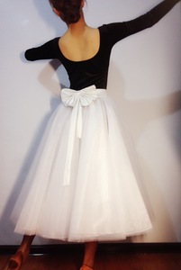 <span class=keywords><strong>Gonna</strong></span> da ballo moderna vintage a vita impero con perline, antipiega, per pratica, mezza <span class=keywords><strong>gonna</strong></span>, costume da valzer - Product Image 2