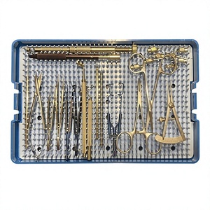 Comprehensive Microsurgical Instrument <b>Set</b> Featuring Precision Forceps Needle Holders Scissors and Surgical Instruments - Product Image 1