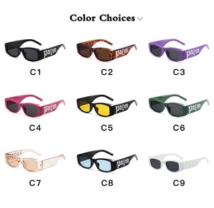 แว่นกันแดดทรงสี่เหลี่ยมสีชมพูสีดำขอบเต็ม UV400 แฟชั่นแว่นตาแฟชั่นลำลอง - Product Image 4