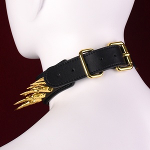 Collar de Cuero con Púas FUNSM para Juegos de Rol BDSM, Collar BDSM de Alta Calidad para Mujeres y Hombres, Juguetes Sexuales - Product Image 6