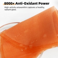 Masker Astaxanthin Haematococcus Pluvialis Jeruk Label Pribadi Super Astaxanthin Serum Perawatan Kulit untuk Wajah Menargetkan Kulit Kusam