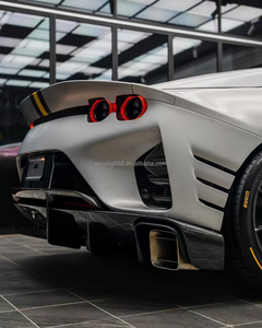 Kit carrosserie en fibre de carbone pour <span class=keywords><strong>Ferrari</strong></span> 812 <span class=keywords><strong>Competizione</strong></span> A - Pare-chocs avant et arrière, jupes latérales, diffuseur, capot - Product Image 5