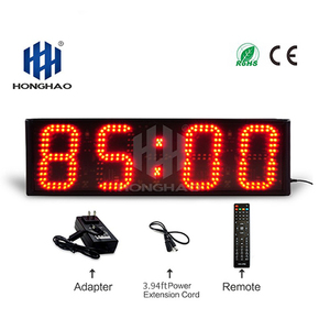 Hangzhou Honghao Meilleure vente montage <span class=keywords><strong>mural</strong></span> entraînement GYM entraînement LED 6 chiffres <span class=keywords><strong>Crossfit</strong></span> minuterie - Product Image 6