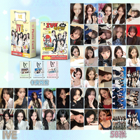 KPOP 50 pièces/boîte IVE Rei Wonyoung YuJin Leeseo Gaeul LIZ Photocard laser Lomo Card Photo Card holographique