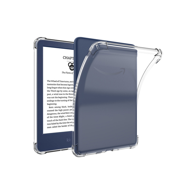 OEM Logo Custom High Transparent Clear Protective Cover Case for Kindle Paperwrite 6 12th 7inch 2024 for Kindle 11 11th 2022 6"