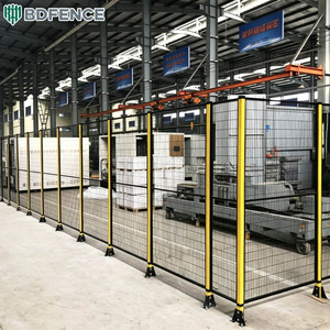 Barrera <span class=keywords><strong>de</strong></span> Separación para Robot <span class=keywords><strong>de</strong></span> Taller, Malla <span class=keywords><strong>de</strong></span> Acero con Recubrimiento en Polvo, Diseño Modular <span class=keywords><strong>de</strong></span> Ensamblaje Rápido para Separación del Área <span class=keywords><strong>de</strong></span> Trabajo entre Hombre y Máquina - Product Image 3