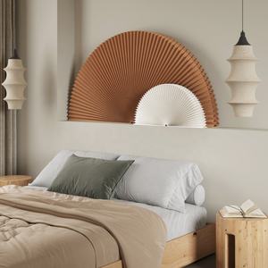 أفكار مبتكرة للديكور المنزلي قابلة للطي تتميز برسم فني للجدران مراوح لتقسيم الورق ولمساحة معيشة مذهلة - Product Image 2