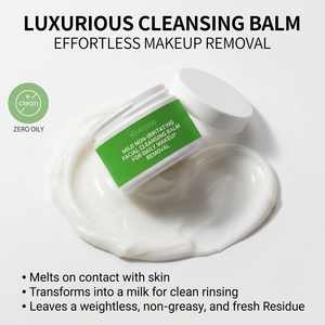 Balsamo Detergente Viso Non Comedogenico Senza Profumo Riutilizzabile Ecologico con Complesso di Ceramidi e Olio di Jojoba Idratante e Nutriente per il Trucco - Product Image 4