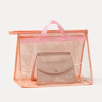 Ensemble de sacs de rangement modernes 3D pliables en PVC imperméable, anti-poussière, pour penderie, sacs à main et articles divers, idéal pour le voyage