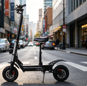 Patinete Eléctrico Plegable con Asiento, Neumático Grueso de 11 Pulgadas, Motor Dual para Adultos, Batería de Litio, 200 kg, 85 km de Autonomía, LYT61 - Product Image 4