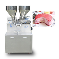 Machine à glaçage automatique à 2 buses pour gâteau d'anniversaire Tiramisu, nouvelle machine à décorer les gâteaux 220V
