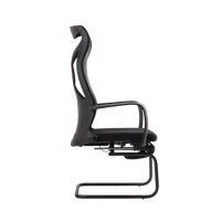 Chaise de bureau ergonomique inclinable pas chère, entièrement en tissu mesh, sans roulettes