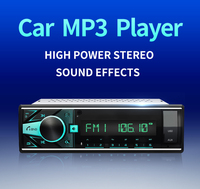 Lecteur MP3 Voiture Stéréo Autoradio Embarqué 1 Din Audio Musique Bluetooth 12V Radio Voiture USB/SD/AUX-IN