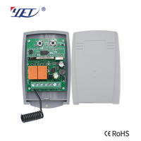 Récepteur de télécommande RF universel 433 MHz, sans fil, pour porte de garage, AC9V-36V DC9V-50V, récepteur-transmetteur à 2 canaux