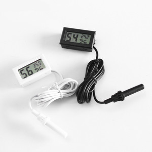 Higrómetro Digital Electrónico Mini con Cable, Termómetro para Mascotas, Interiores, Vehículos y Refrigeradores - Product Image 1