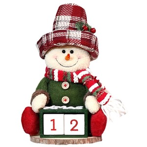 Bestwish Retro-Style <b>Christmas</b> Old Man Snowman Sitting Doll Hot-Selling Window Display <b>Christmas</b> Calendar <b>Christmas</b> Figurine Toy - Product Image 5