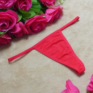 Tanga de Mujer sin Costuras, de Poliéster Jersey, en Negro, Blanco y Rojo, Lencería Sexy - Product Image 4