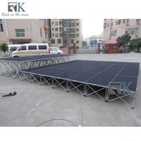 Plateforme de scène pliable pour concerts, scène légère et assemblable