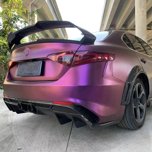 Pour <span class=keywords><strong>Alfa</strong></span> <span class=keywords><strong>Romeo</strong></span> <span class=keywords><strong>Giulia</strong></span> mise à niveau GTAM Style pare-chocs avant arrière diffuseur arrière jupe latérale kit carrosserie - Product Image 4