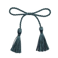 Accessori all'ingrosso in poliestere 100% ecologico con doppia nappa per borse, scarpe e abbigliamento, taglia piccola