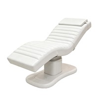 Lit de beauté réglable, cadre métallique réglable électriquement, éponge haute densité, lit de massage