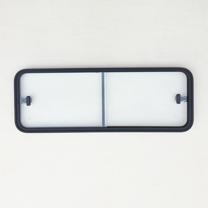 Fenêtre <span class=keywords><strong>coulissante</strong></span> noire en alliage d'aluminium, 1 sortie d'usine, fenêtre <span class=keywords><strong>coulissante</strong></span> pour véhicule, fenêtre avec mousse - Product Image 3