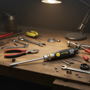 Porte-embouts à cliquet Stanley Fatmax, tournevis, 12 embouts, usage professionnel - Product Image 3