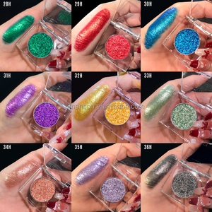 Novedad Sombra de Ojos Diamante Metálica Textura Cremosa Sedosa Pigmentada Individual Brillo Luminoso Dorado con Purpurina para Ojos - Product Image 4