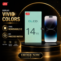 Écran tactile OLED en gros JH OEM, assemblage diagnostique, écran OLED souple pour remplacement d'écran 14 Pro, pièces de réparation personnalisées