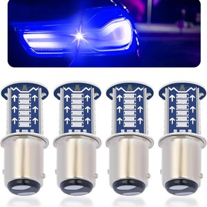 Led Brake <b>Bulbs</b> 1157 30Smd For Cars Motorcycles 12V Red <b>White</b> Yellow Green Blue - Product Image 2