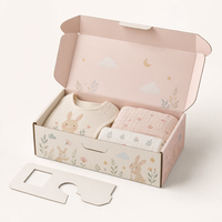 Boîte pliante élégante en carton rigide pour café, avec séparateur imprimé chaud, pour emballage de cadeaux et abonnements en sachets