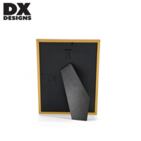 DX Designs Factory Wholesale 4x6 5x7 6x8 8x10 11x14 Inch Retro Gold Wooden Photo Frame Tabletop Wall Display Picture Frame