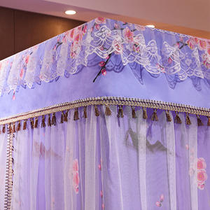 <span class=keywords><strong>Moustiquaire</strong></span> de cantonnière de <span class=keywords><strong>lit</strong></span> pliante <span class=keywords><strong>amovible</strong></span> et <span class=keywords><strong>amovible</strong></span> de luxe, pliable - Product Image 4