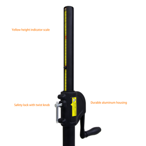 ขาตั้งปรับระดับเดี่ยวแบบหมุน WP-163B สำหรับขาตั้งไฟดีเจและลำโพง - Product Image 4