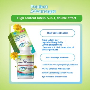 Changxing Merk Luteïne Vitamine Zink Softgel <span class=keywords><strong>Capsules</strong></span> Antioxidant Verbeteren het gezichtsvermogen Immuniteit voor studenten Jongeren Verlichten - Product Image 2