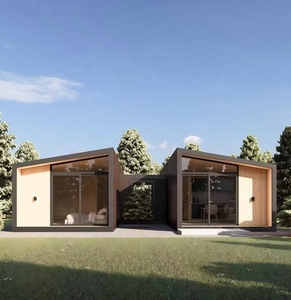 Kit <span class=keywords><strong>de</strong></span> maison préfabriquée en <span class=keywords><strong>bois</strong></span> <span class=keywords><strong>de</strong></span> qualité supérieure, contemporain, imperméable, à énergie solaire, écologique, pour hôtel, appartement - Product Image 4