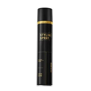 Spray de cabelo de 420ml para homens, spray de textura forte para fixação de cabelo, personalizado por atacado de fábrica, 24 horas