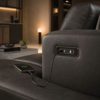 Interrupteur électrique brillant pour fauteuil inclinable avec chargeur USB 5V 2.1A, télécommande rapide pour canapé électrique et fauteuil releveur, expédition rapide