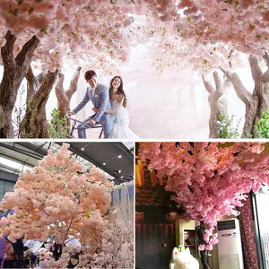 Mydays giá rẻ bán buôn trắng màu hồng lụa hoa anh đào thân cây giả Sakura hoa chi nhánh Nhân Tạo Hoa anh đào hoa