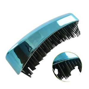 NEW Hot Sale High Quality Portable Outdoor Laser Curly Private Label Plastic Cute Wig Massage Detangling Hair Brush