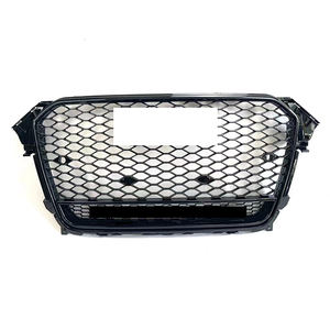 핫 세일 자동차 바디 키트 ABS 프론트 허니콤 메쉬 그릴 아우디 A4 <span class=keywords><strong>S4</strong></span> B8.5 RS4 퀘트로 스타일로 업그레이드 2013-2015 - Product Image 2