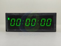 Unit LED Multimode Plastik Isi Ulang 10 Preset 3m Tombol Tekan Eksternal untuk Penghitung Waktu Mundur Acara Kelompok di Kelas