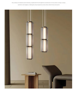 JYLIGHTING - Fabrication directe d'usine - Luminaire suspendu moderne personnalisé - <span class=keywords><strong>Colonne</strong></span> suspendue - Salon - Salle à manger - <span class=keywords><strong>Lampe</strong></span> suspendue - Product Image 3