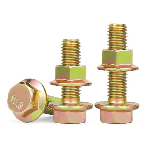 Tùy chỉnh 10.9 lớp ốc vít răng tốt kẽm mạ non-Slip Carbon Steel Bolt với chủ đề nội bộ hình lục giác đầu mặt bích Bolt - Product Image 6