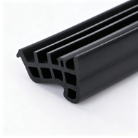 Joint d'étanchéité en caoutchouc EPDM pour profilés aluminium, sur mesure, extrudé, résistant à l'eau, à la poussière et aux intempéries, noir