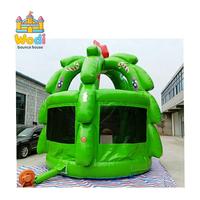 Château gonflable de qualité commerciale certifié CE, robuste, en bâche PVC 0,55 mm, écologique, 4x4m, garantie 3 ans