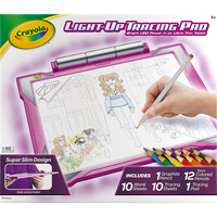 Bloc de dessin en gros, tableau de dessin LED rouge pour enfants, réutilisable, fluorescence, effaçable, bloc de dessin magique éclairé par LED